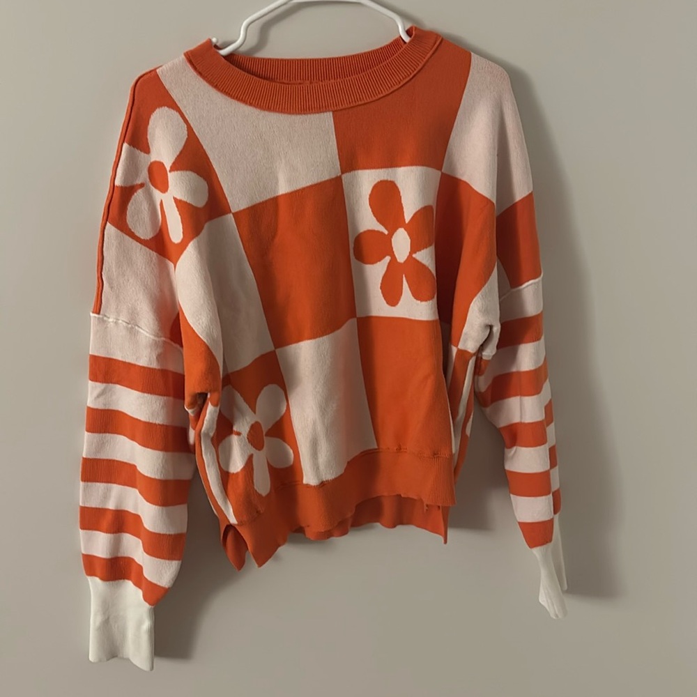 Orange sweater